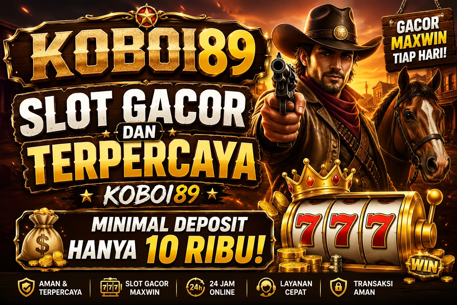 PLATFORM RESMI KOBOI89 : Situs Slot Online Gacor Deposit Termurah KOBOI89 Terpercaya